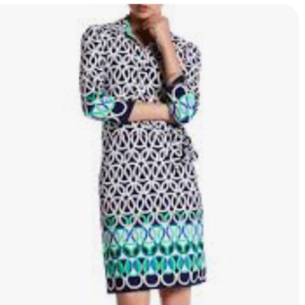 Sandra Darren belted tie waist dress,‎ Size 6